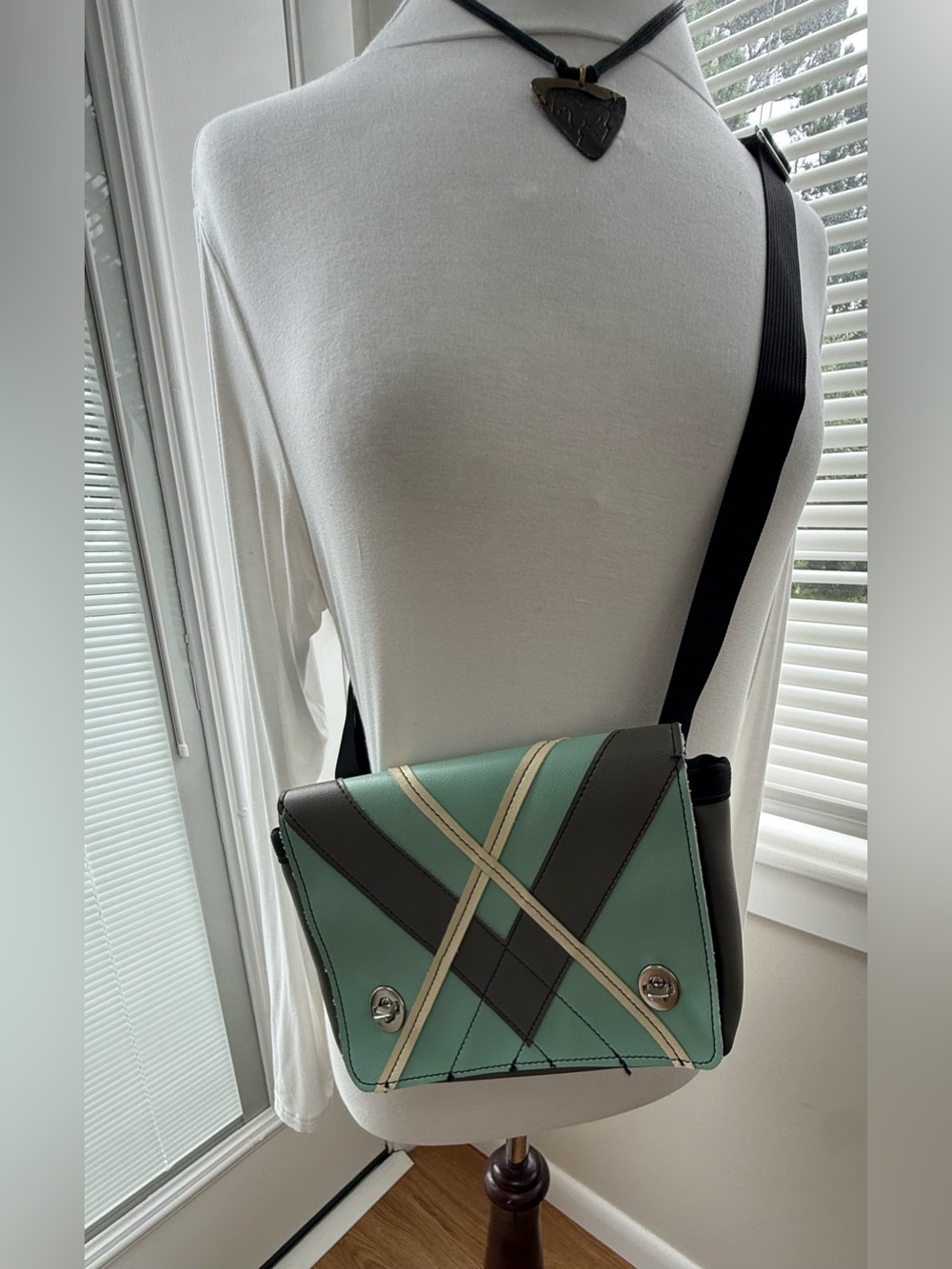Handmade Holly Aiken Vegan Crossbody Bag